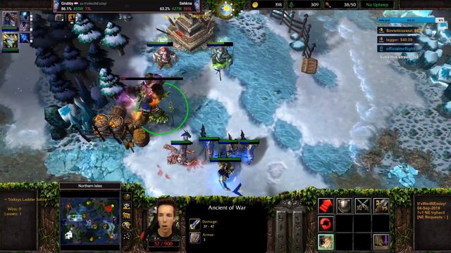 Grubby | "Dryad Arena" | Warcraft 3 | NE vs NE | Northern Isles смотреть онлайн