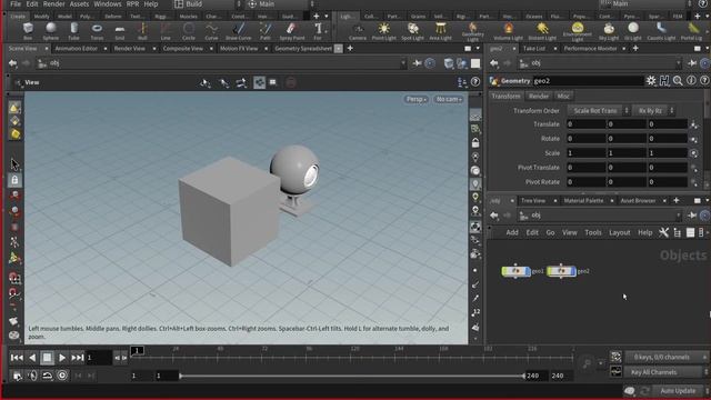 (SideFX Houdini Tutorial) Part 2 - Using LOPs AMD Radeon™ ProRender Tutorial смотреть онлайн