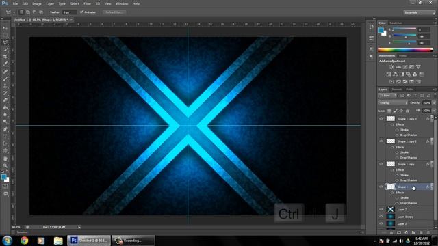 Awesome Abstract Glowing Wallpaper [Photoshop CS6 Tutorial] -HD- смотреть онлайн