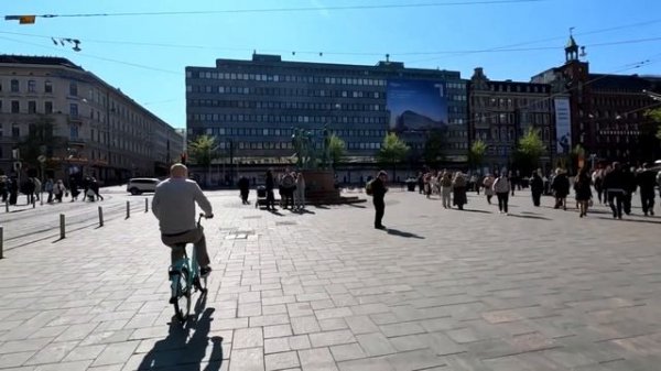 Helsinki walks/ Прогулка по Хельсинки/ Сенатская площадь/ ЖД Вокзал