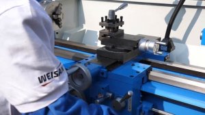 Токарный станок CJM320B WEISAN по металлу. Демонстрация возможностей