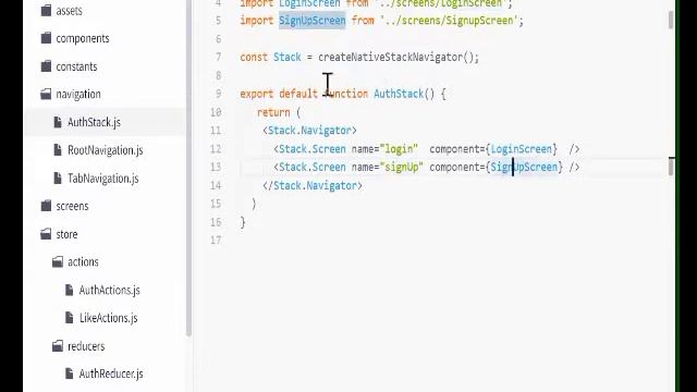 Authentication in react native смотреть онлайн
