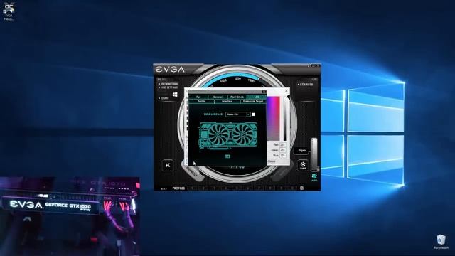 How To Change Your EVGA GTX 1070 FTW LED Light Colors смотреть онлайн