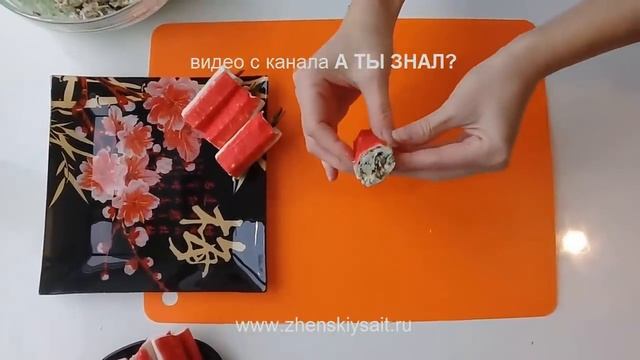 КРАБОВЫЕ ПАЛОЧКИ фаршированные ШПРОТАМИ и хитрые РОЛЛЫ: оригинально и быстро! смотреть онлайн