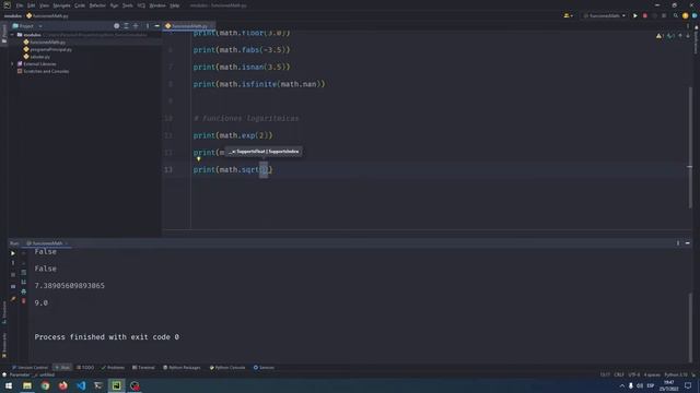 Módulo math | Librería estándar de Python смотреть онлайн