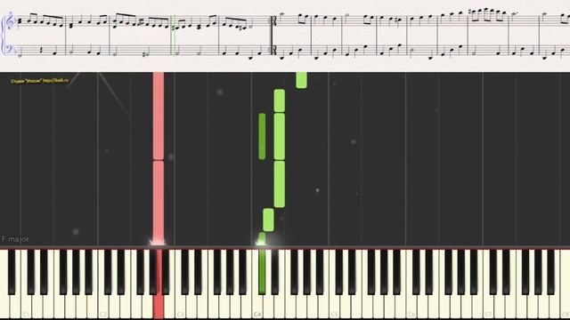 Королёк - птичка певчая (лёгкий вариант) (Ноты и Видеоурок для фортепиано) (piano Cover)