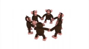 Веселые обезьяны крутятся 1 час