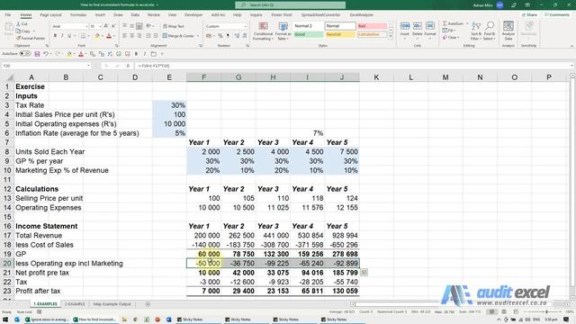 Inconsistent formula in spreadsheets смотреть онлайн