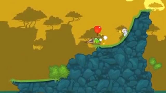 Bad Piggies Level 2-1 / Walkthough 3 star / When Pigs Fly (iPhone,iPod,iPad,Android) смотреть онлайн