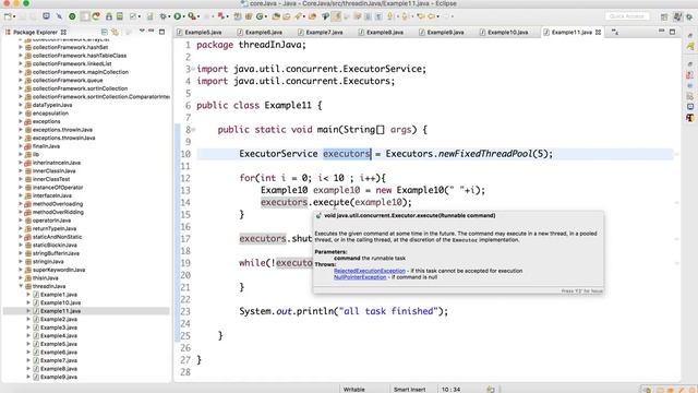 More Understanding of Java Thread Pool смотреть онлайн