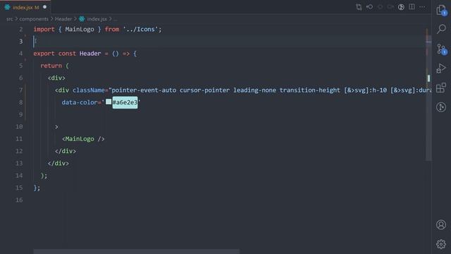 Brand portfolio - E03 | SVG Logo Color Transition on Hover | ReactJs, Gsap смотреть онлайн