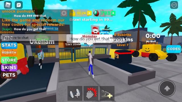 Getting Mr Buff on Weight Lifting Simulator смотреть онлайн