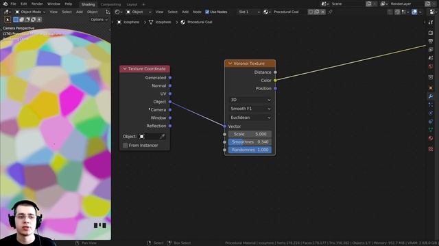 Procedural Coal Material (Blender Tutorial) смотреть онлайн