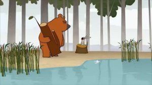 The Flies - funny cartoons _ Log Jam series. Лесное Трио