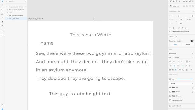 Adobe Xd Text Tool Explained (Auto Width/Height - Fixed Size) смотреть онлайн