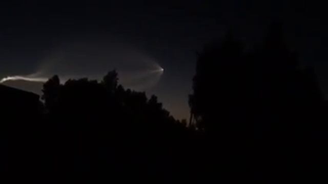 НЛО в ночном небе. Костромская область. смотреть онлайн