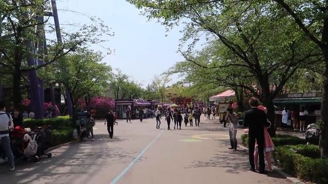 ПАРК РАЗВЛЕЧЕНИЙ В КОРЕЕ / Seoul Land / КАТАЕМСЯ НА АТТРАКЦИОНАХ |NikyMacAleen смотреть онлайн