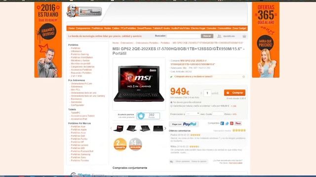 Mejores portátiles GAMING Ep.2 | 900-950 Euros | 2016 смотреть онлайн