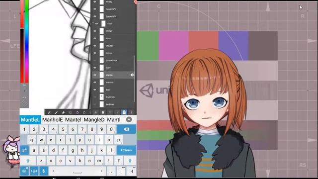 Рисую модельку [1] для Live2D. Программа MadiBang Paint. [Не Speedpaint] смотреть онлайн