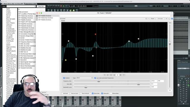 Сведение трека в REAPER "Dima fix Your mix" 2 ударные компрессия и эквалайзер смотреть онлайн