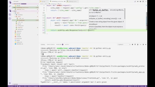 Создание таблиц и работа с базой Postgres с использованием SQLAlchemy Core. смотреть онлайн