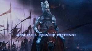 Medieval French crusader chant: Le Roi Louis - King Louis (Lyric Video)