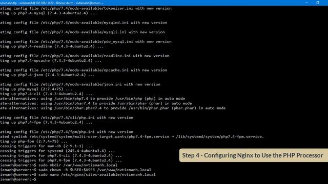 Install Linux, Nginx, MySQL, PHP (LEMP stack) on Ubuntu 20.04 смотреть онлайн