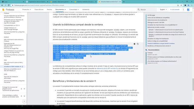 Login con Google trabajando con firebase - Curso django actualización. смотреть онлайн