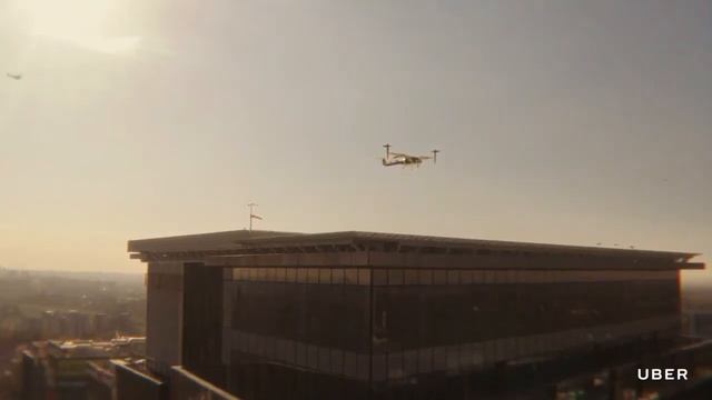 Летающее такси Uber.Flying taxi Uber смотреть онлайн