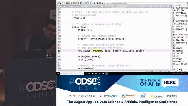 Introduction to reinforcement learning using Python & OpenAI Gym смотреть онлайн