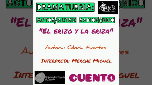 CUENTOS - Merche Miguel | Taller Actor/actriz radiofónico U.P. de Palencia / Se Tú Creando смотреть онлайн