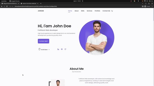 Website Portfolio with Laravel and Vue js | project overview смотреть онлайн