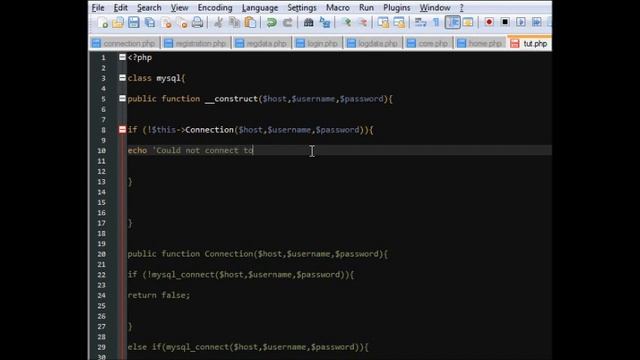 PHP Tutorial Part [3] - Connect to mysql OOP WAY смотреть онлайн
