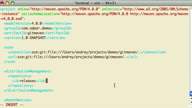 Maven + Git смотреть онлайн