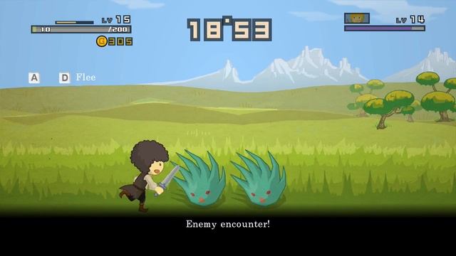 Пробуем мультиплеер Half-minute Hero смотреть онлайн