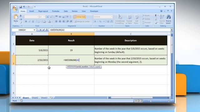 How to use WEEKNUM function in Excel смотреть онлайн