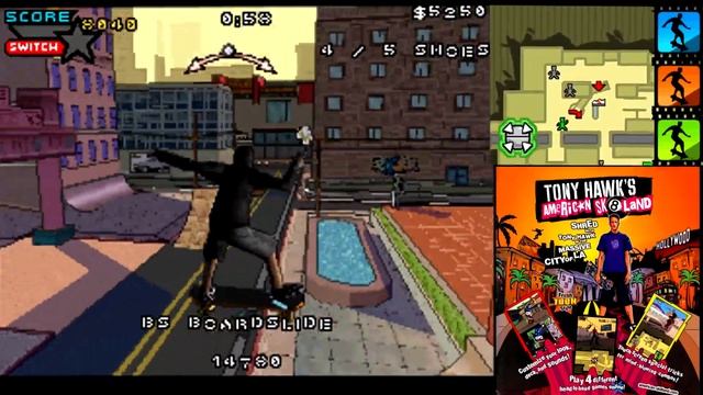 Downtown!! Tony Hawk's American Sk8land (DS) - Part 3 смотреть онлайн