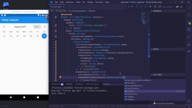 Flutter - Calendar - Displaying and Customizing Calendar смотреть онлайн