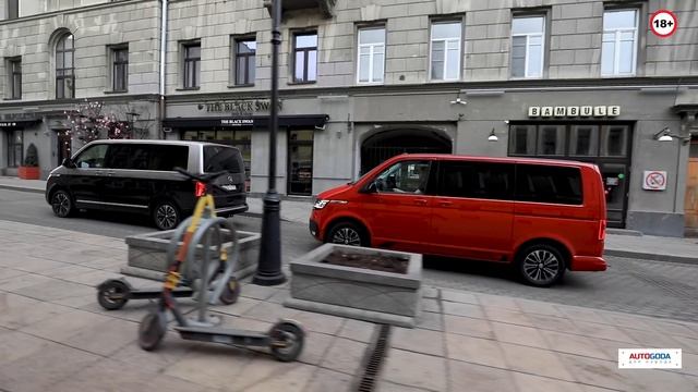 Тест-драйв Volkswagen T6.1. Обзор Multivan и Caravelle - осматриваем и оцениваем смотреть онлайн