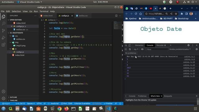 25. Objeto Date смотреть онлайн