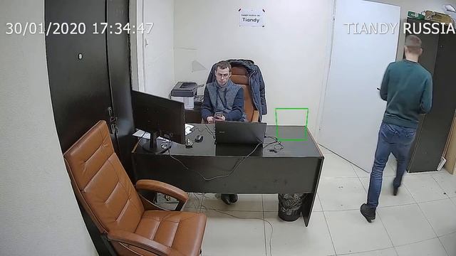 Видеоаналитика IP-камер Tiandy (украденный предмет) смотреть онлайн
