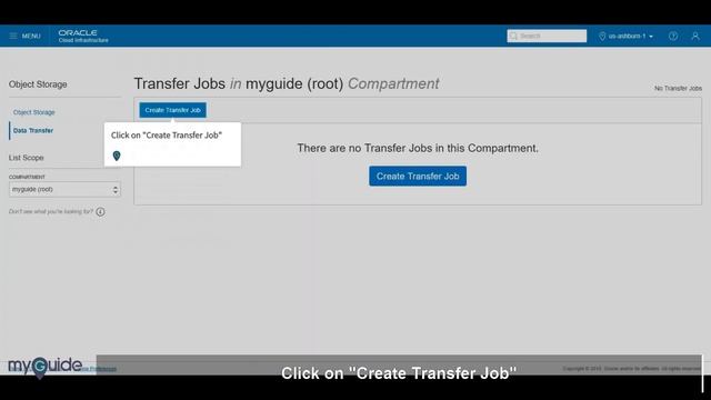 How to create transfer job in Oracle Cloud смотреть онлайн