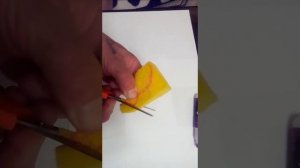 Делаем из губки для посуды утёнка