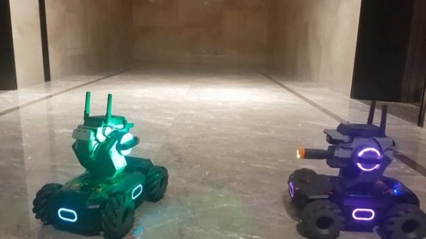 DJI Robomaster S1 Robots ATTACH DJI Drone | DJI S1 Robot Shooting Test