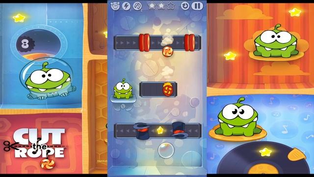 Cut The Rope Mechanical Box Walkthrough (All Stars) смотреть онлайн