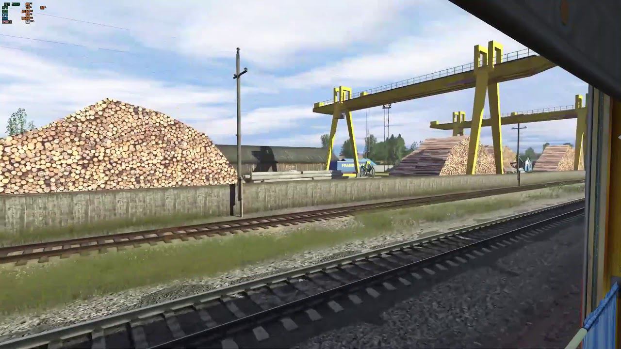 Trainz 19. Коноша-Вельск(Маршрут-Коноша-Сольвычегодск)