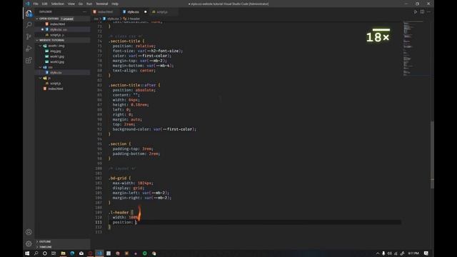 Complete Animated and Responsive Portfolio with Pure HTML CSS and JAVASCRIPT смотреть онлайн