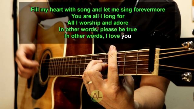 Fly me to the moon - Acoustic karaoke (Frank Sinatra) смотреть онлайн