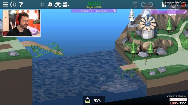 THE BRIDGE PHYSICS GAME RETURNS! | Poly Bridge 2 смотреть онлайн