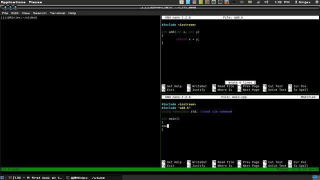 C++ Adding Header Files / Compiling Multiple Files смотреть онлайн